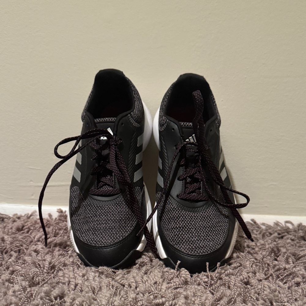 Adidas | Women| Black, Maroon, and White Golf Shoes